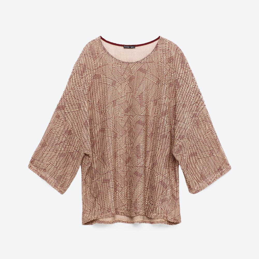 Zara | Loose Fit Geo Top
